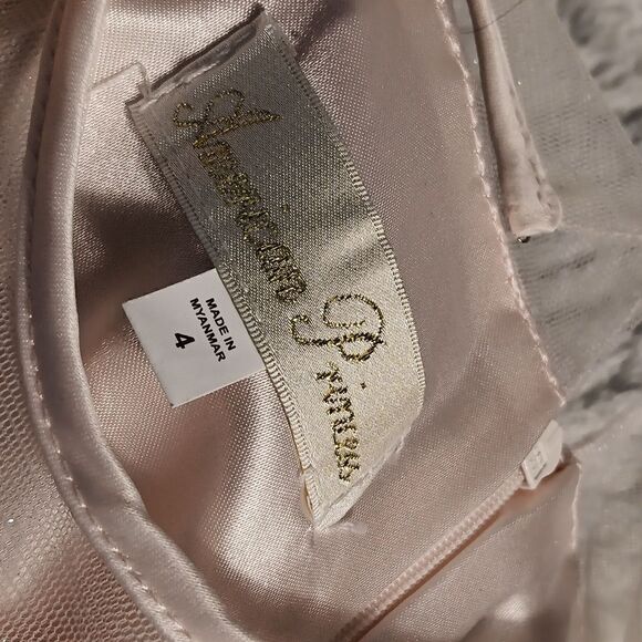 American Princess Satin Beaded Dress - Picture 8 of 9